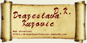 Dražeslava Kuzović vizit kartica
